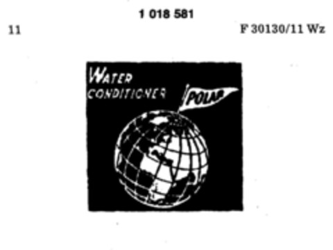 POLAR WATER CONDITIONER Logo (DPMA, 11/05/1980)