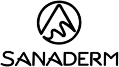 SANADERM Logo (DPMA, 09/06/1991)