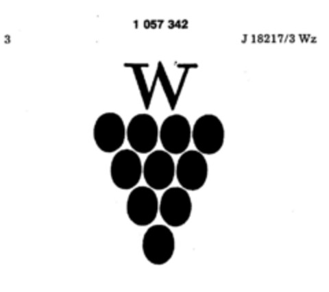 W Logo (DPMA, 03/29/1983)