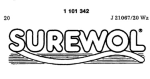 SUREWOL Logo (DPMA, 21.06.1986)