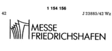 MESSE FRIEDRICHSHAFEN Logo (DPMA, 14.04.1989)