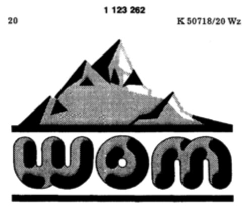 wom Logo (DPMA, 08.01.1987)