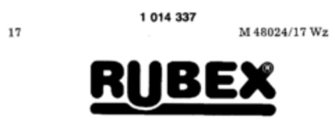 RUBEX Logo (DPMA, 01.03.1980)
