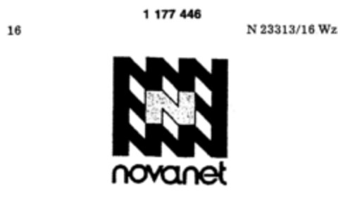 novanet N Logo (DPMA, 23.07.1990)