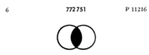 772751 Logo (DPMA, 17.03.1962)