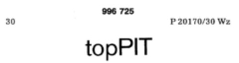 topPIT Logo (DPMA, 10.12.1971)