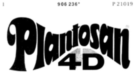 Plantosan 4D Logo (DPMA, 21.12.1972)