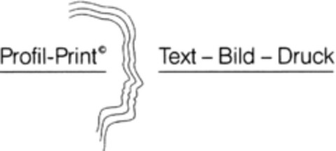 Profil-Print Text-Bild-Druck Logo (DPMA, 06/25/1993)