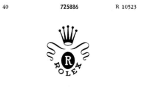 ROLEX Logo (DPMA, 11.10.1957)