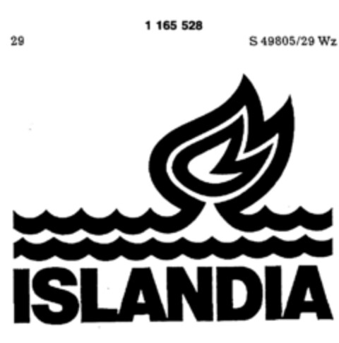 ISLANDIA Logo (DPMA, 07.02.1990)