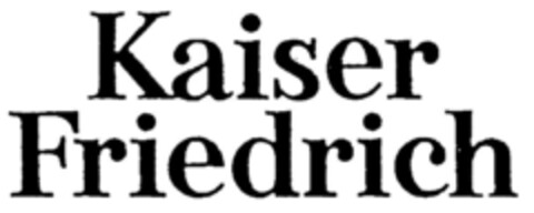 Kaiser Friedrich Logo (DPMA, 26.07.1990)