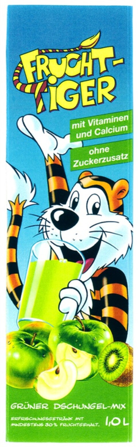 FRUCHT-TiGER GRÜNER DSCHUNGEL-MIX Logo (DPMA, 09.02.2008)