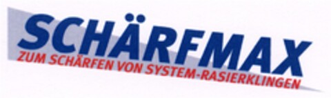 SCHÄRFMAX Logo (DPMA, 20.06.2008)