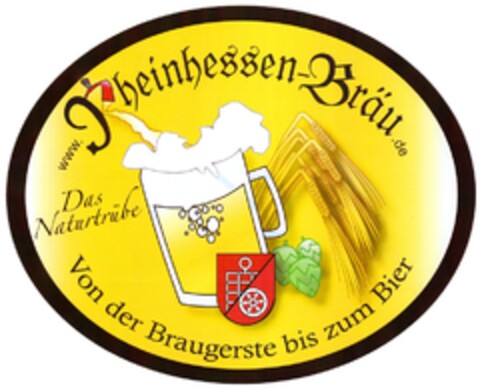 www.Rheinhessen-Bräu.de Das Naturtrübe Von der Braugerste bis zum Bier Logo (DPMA, 03/16/2009)