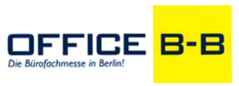 OFFICE B-B Die Bürofachmesse in Berlin! Logo (DPMA, 01/10/2013)