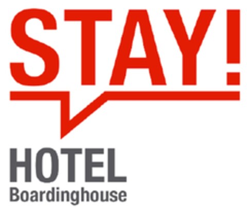 STAY! HOTEL Boardinghouse Logo (DPMA, 21.03.2014)