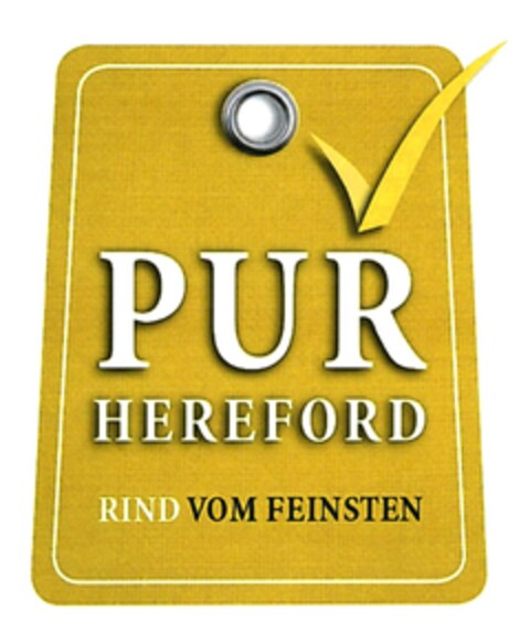 PUR HEREFORD RIND VOM FEINSTEN Logo (DPMA, 11.07.2015)