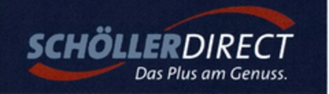 SCHÖLLERDIRECT Das Plus am Genuss. Logo (DPMA, 07.09.2015)