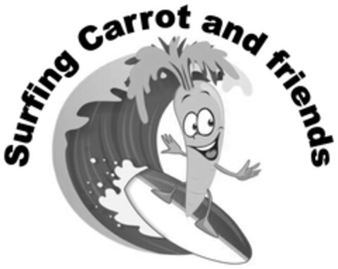 Surfing Carrot and friends Logo (DPMA, 28.01.2019)