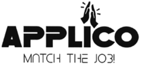 APPLICO MATCH THE JOB! Logo (DPMA, 01.09.2022)