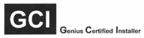 GCI Genius Certified Installer Logo (DPMA, 08.10.2004)