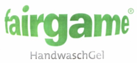 fairgame HandwaschGel Logo (DPMA, 14.02.2006)