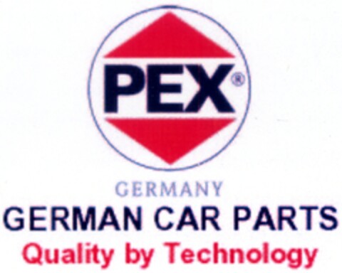 PEX GERMANY Logo (DPMA, 21.04.2006)