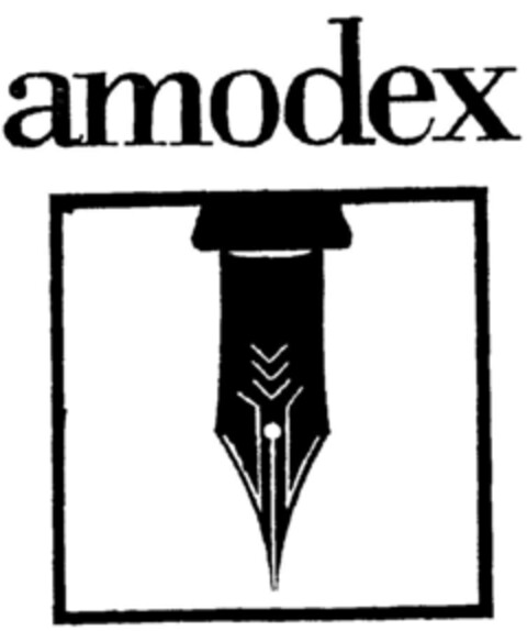 amodex Logo (DPMA, 19.01.1996)