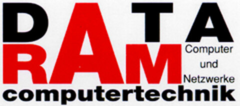 DATA RAM computertechnik Logo (DPMA, 18.04.1996)