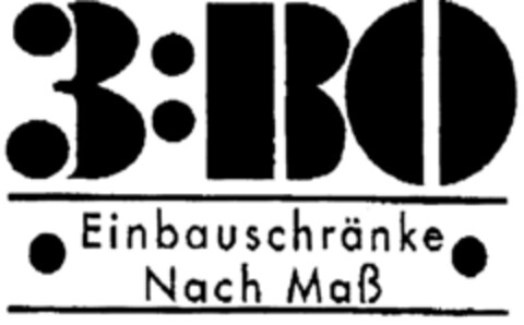 3:BO Einbauschränke Nach Maß Logo (DPMA, 13.12.1996)