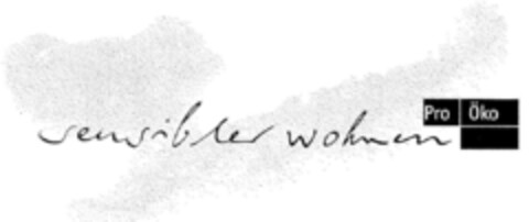 sensibler wohnen Pro Öko Logo (DPMA, 23.01.1997)