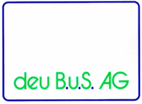 deu B.u.S. AG Logo (DPMA, 15.07.1997)