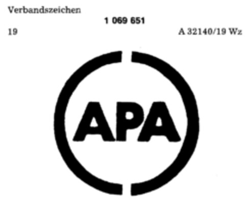 APA Logo (DPMA, 06/05/1979)