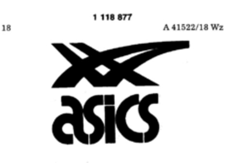 asics Logo (DPMA, 10.05.1986)