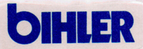 bIHLER Logo (DPMA, 07/16/1990)