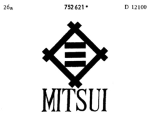 MITSUI Logo (DPMA, 05.12.1960)