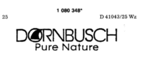 DORNBUSCH Pure Nature Logo (DPMA, 07.06.1985)