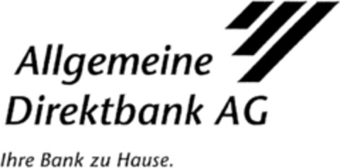 Allgemeine Direktbank AG Ihre Bank zu Hause. Logo (DPMA, 26.10.1993)
