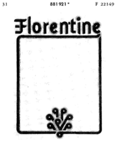 Florentine Logo (DPMA, 27.11.1970)