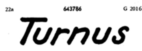 Turnus Logo (DPMA, 31.12.1951)