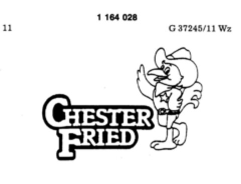 CHESTER FRIED Logo (DPMA, 12.09.1989)