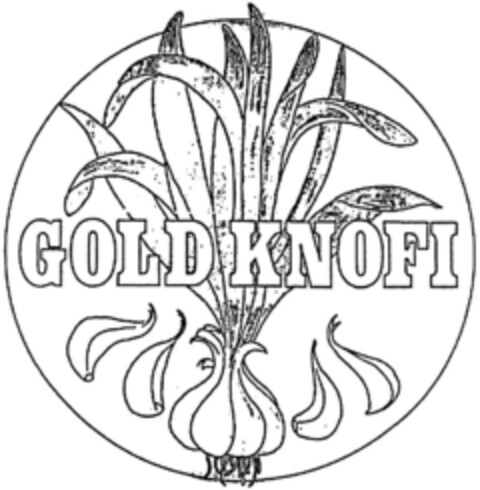 GOLD KNOFI Logo (DPMA, 03.06.1988)