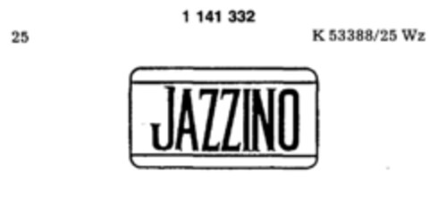 JAZZINO Logo (DPMA, 21.09.1988)