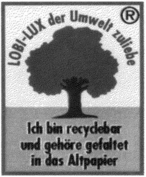 LOBI-LUX der Umwelt zuliebe Logo (DPMA, 24.09.1993)