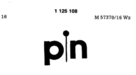 pin Logo (DPMA, 08.10.1985)