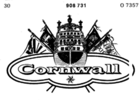 Cornwall Logo (DPMA, 16.12.1971)