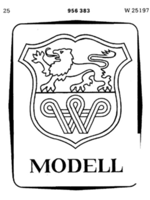 W MODELL Logo (DPMA, 09/08/1973)