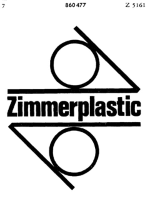 Zimmerplastic Logo (DPMA, 06/07/1968)