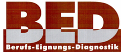 BED Berufs-Eignungs-Diagnostik Logo (DPMA, 03/13/2000)