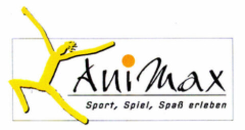 AniMax Sport, Spiel, Spaß erleben Logo (DPMA, 06.10.2000)